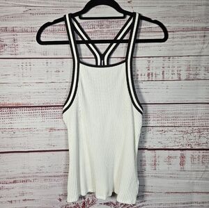 Anthropologie Carbon Copy racerback tank top